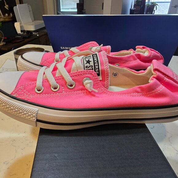 NEW Converse Chuck Taylor All Star Shoreline Slip-On Pink Womens Size 7 A11543C - Picture 1 of 13